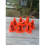 Cijfers springen pion