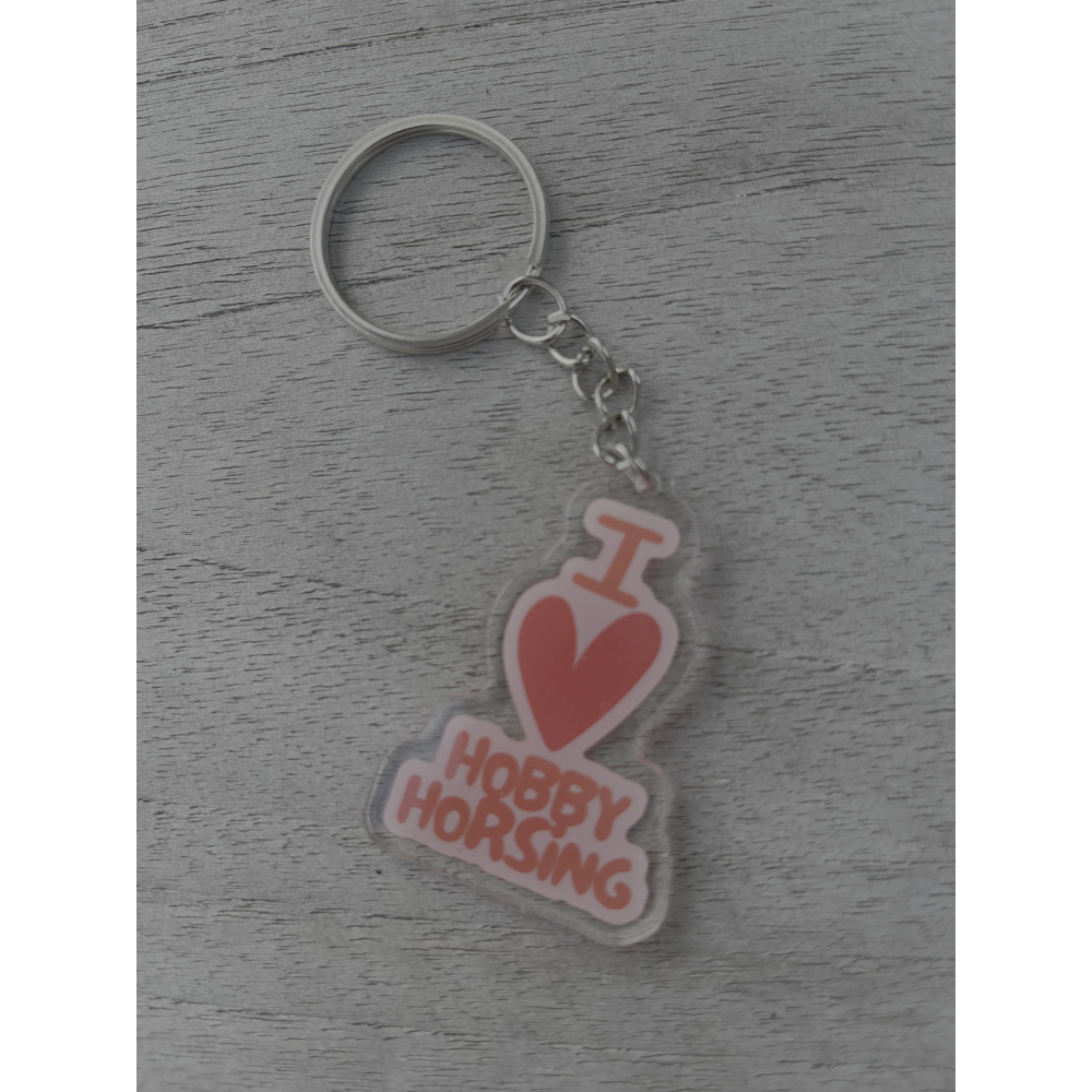 I love Hobbyhorsing sleutelhanger